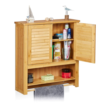 Armoire murale LAMELL bambou
