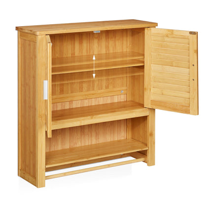 Armoire murale LAMELL bambou