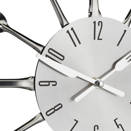 Horloge murale couverts