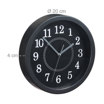 Horloge murale ronde 20 cm
