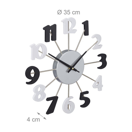 Horloge murale sans cadre