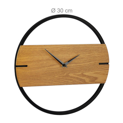 Horloge murale design en bois