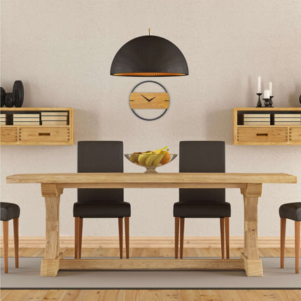 Horloge murale design en bois