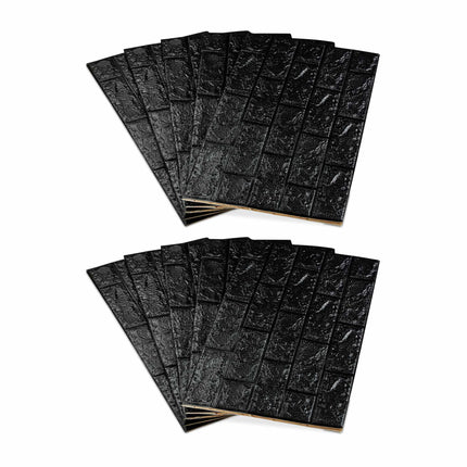 Ensemble de stickers muraux en brique, autocollants