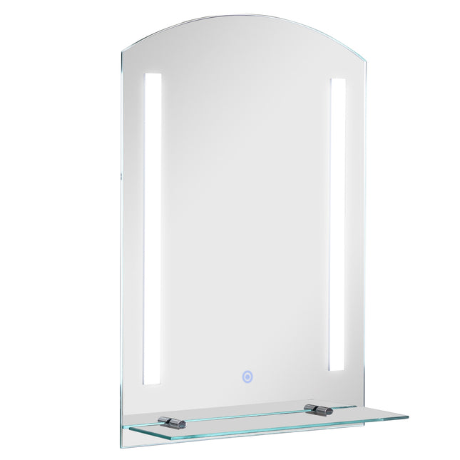 LED-Badezimmerspiegel mit Ablage, wasserdicht, 50x15,5x70cm