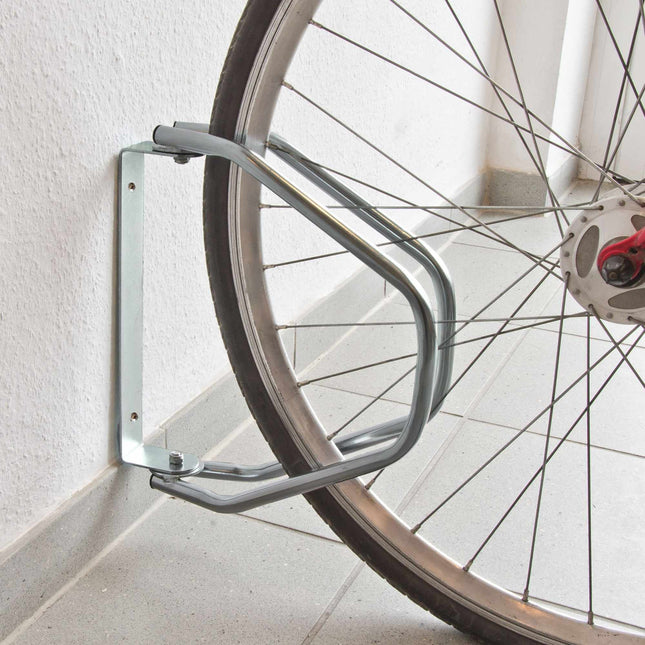 Ensemble de porte-vélos pivotants muraux