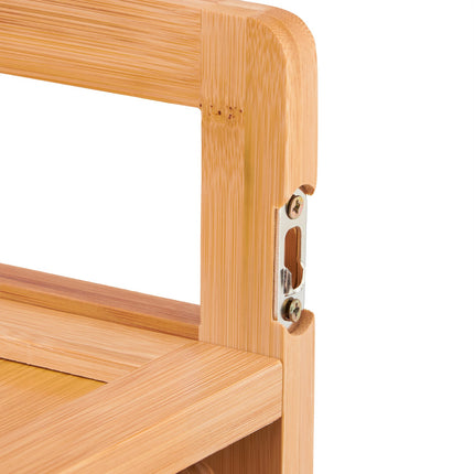 Étagère murale avec porte-serviettes