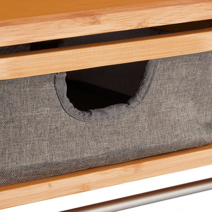 Étagère murale avec porte-serviettes