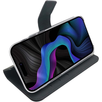 Wally Wallet Case Galaxy S23 FE Schwarz