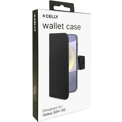 Wally Wallet Case Galaxy S24+ 5G Schwarz