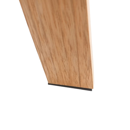 Étagère échelle en noyer, 5 niveaux, finition naturelle, 189 cm