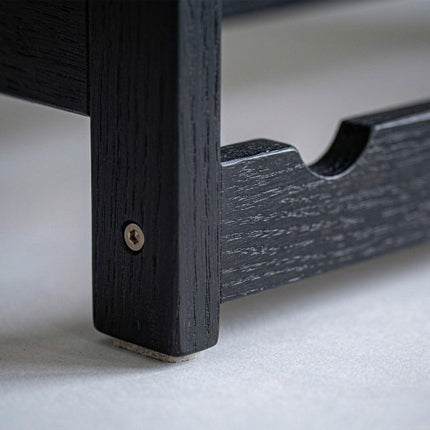 Porte-bouteilles en noyer - Support horizontal, 1 bouteille