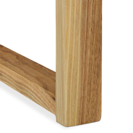 Tabouret de salle de bain en bois de noyer - Usage domestique polyvalent