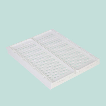Ensemble de rangement pour armoire, 5 boîtes blanches empilables