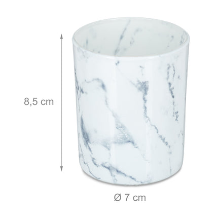 Lot de 12 supports de lumière chaude blancs
