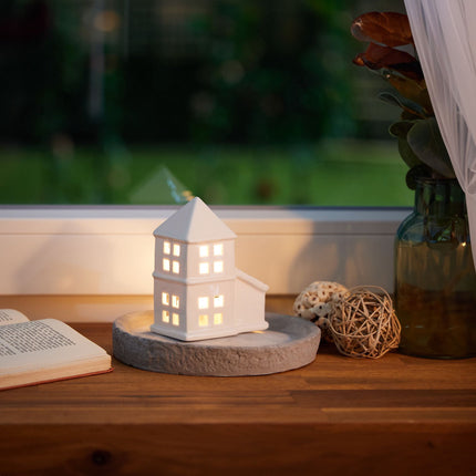 Céramiques de maison à lumière chaude