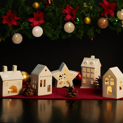 Céramiques de maison à lumière chaude