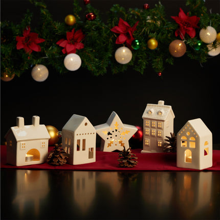Céramiques de maison à lumière chaude