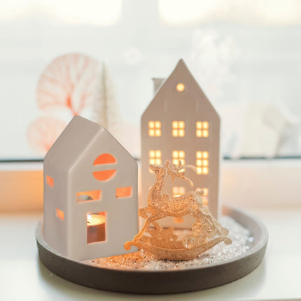Céramiques de maison à lumière chaude