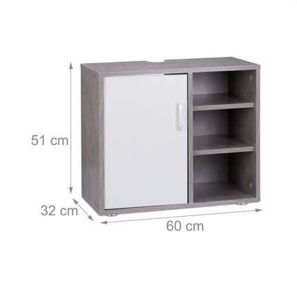 Meuble sous-vasque 4 compartiments
