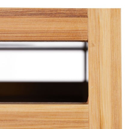 Meuble sous-vasque avec cadre en bambou