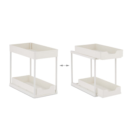 Étagère de lavabo avec 2 étagères