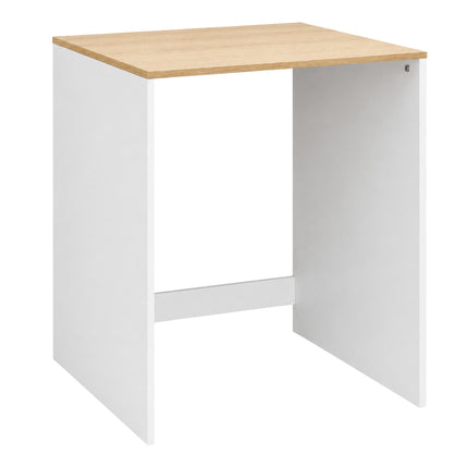 Meuble lave-linge avec étagère, blanc, bois d'ingénierie