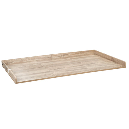 Washer Dryer Countertop 137 x 69.9 cm, Oak, 2 Hooks