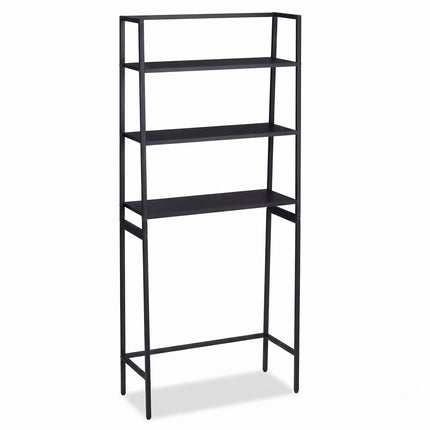 Étagère supérieure pour machine à laver, unité de rangement à 3 niveaux, noire