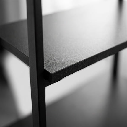 Étagère supérieure pour machine à laver, unité de rangement à 3 niveaux, noire