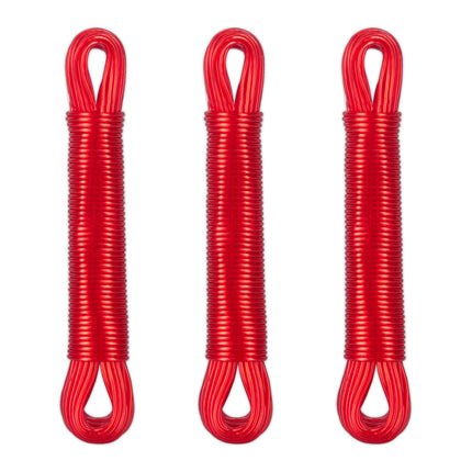 Corde à linge avec âme en polyester 3 x 20 m