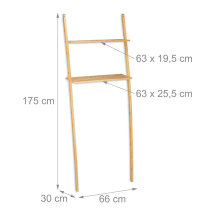 Etagère pour machine à laver en bambou