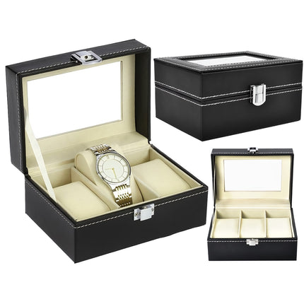 Organisateur de montres avec 3 compartiments