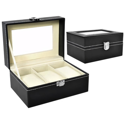 Organisateur de montres avec 3 compartiments