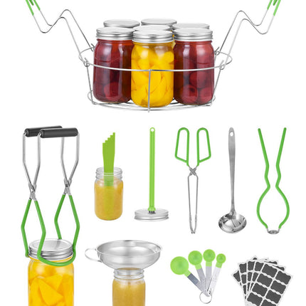 Water Bath Canning Kit, 9-Piece Stainless Steel Tool Set