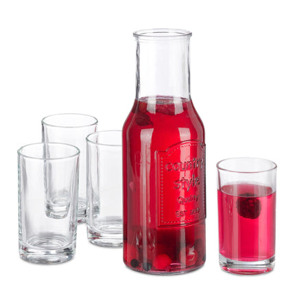 Water Carafe with Glasses