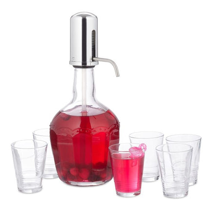 Wasserspender mit 6 Gläsern
