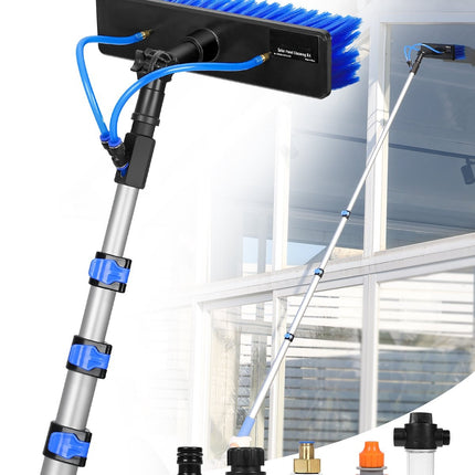 Water Fed Pole Kit, 6m Solar Panel Brush, 20m Hose