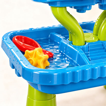 Water Play Table for Kids with 4 Tiers and Sea Animals, 20-Piece Set, Age 3 Plus