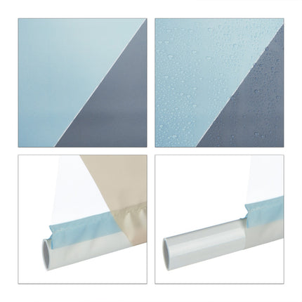 Wasserabweisendes Bad-Rollo, geometrisches Design