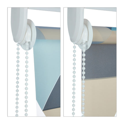 Wasserabweisendes Bad-Rollo, geometrisches Design