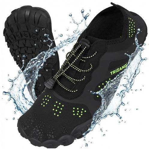 Chaussures aquatiques noires, pointure 45, semelle antidérapante de 5 mm