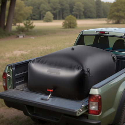 Water Storage Bladder, 1000L Collapsible PVC, Black