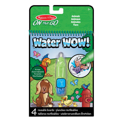 Cahier d'activités Water Wow ! - Animaux, réutilisable, sans dégâts