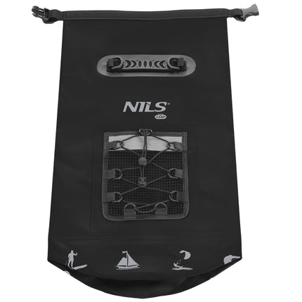 Sac à dos étanche 25 L, noir