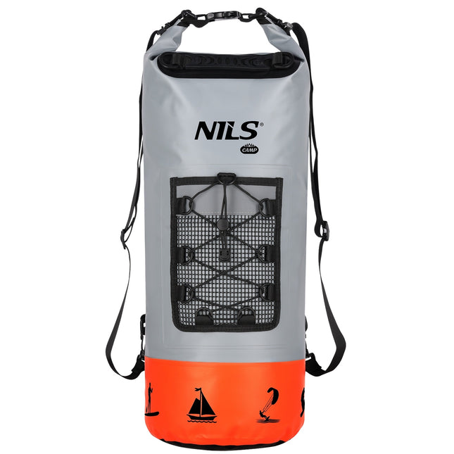 Wasserdichter 25L Rucksack, Orange – Ideal für Camping