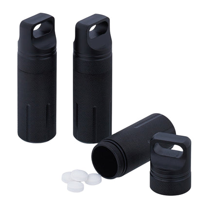 Wasserdichte Aluminium-Schlüsselanhänger-Kapseln, 3er-Set