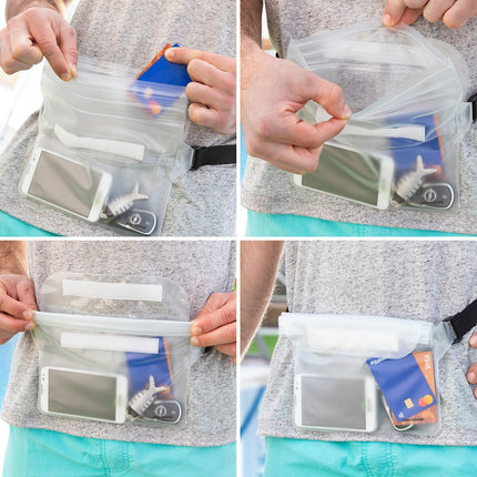 Wasserdichte Gürteltasche mit verstellbarem Riemen Wannis InnovaGoods 2 Einheiten