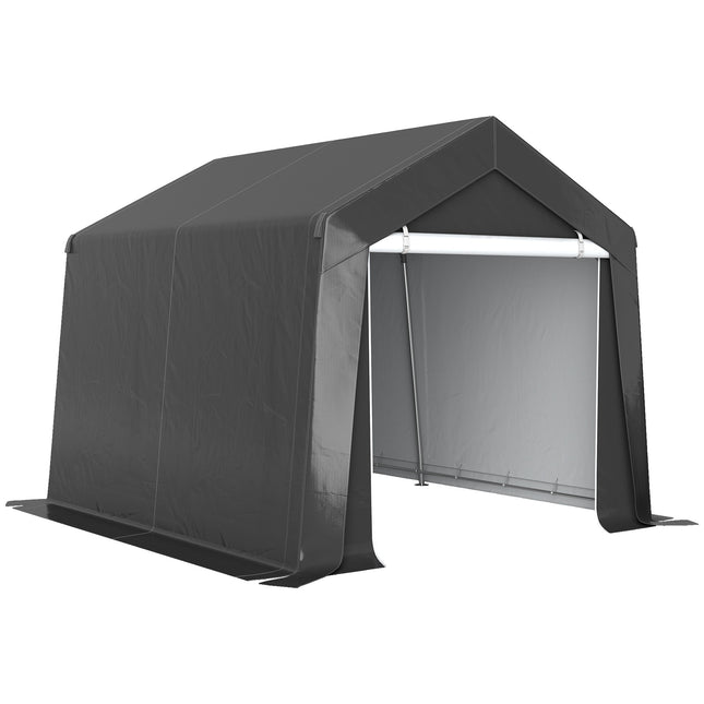 Wasserdichtes Carport-Zelt 3x3 m mit Rolltor, Belüftung