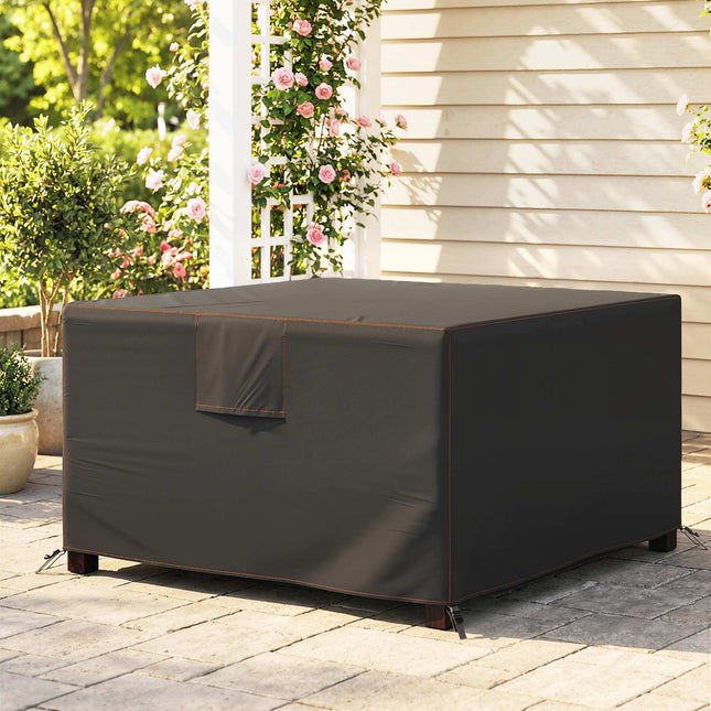 Housse imperméable pour mobilier de jardin, Oxford 420D, 125 x 125 x 74 cm